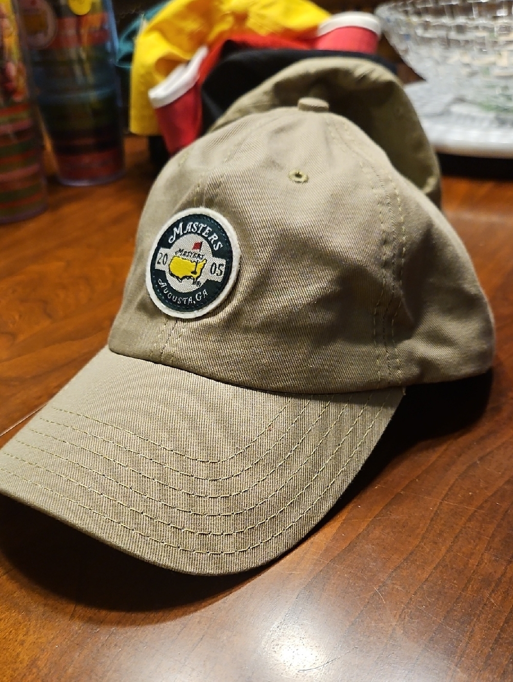 Masters Augusta Patch Baseball Cap - Tan
